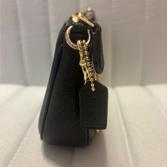 Coach Black Leather Nolita Chain wristlet - Picture 4 of 9